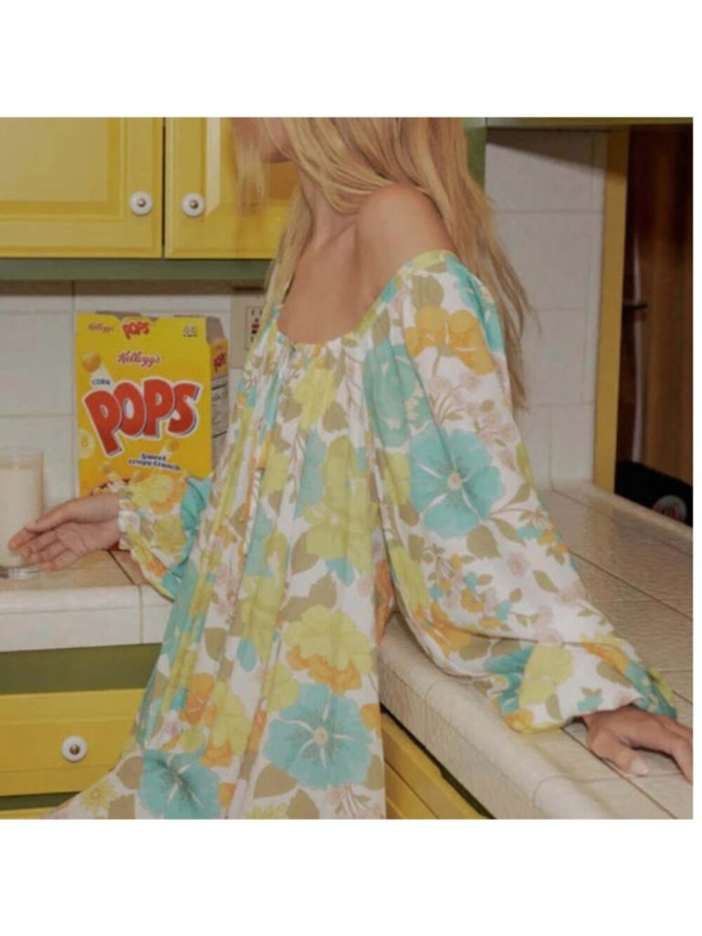 NWT Spell Lemonade Floral Mini Dress in XS - Picture 7 of 7